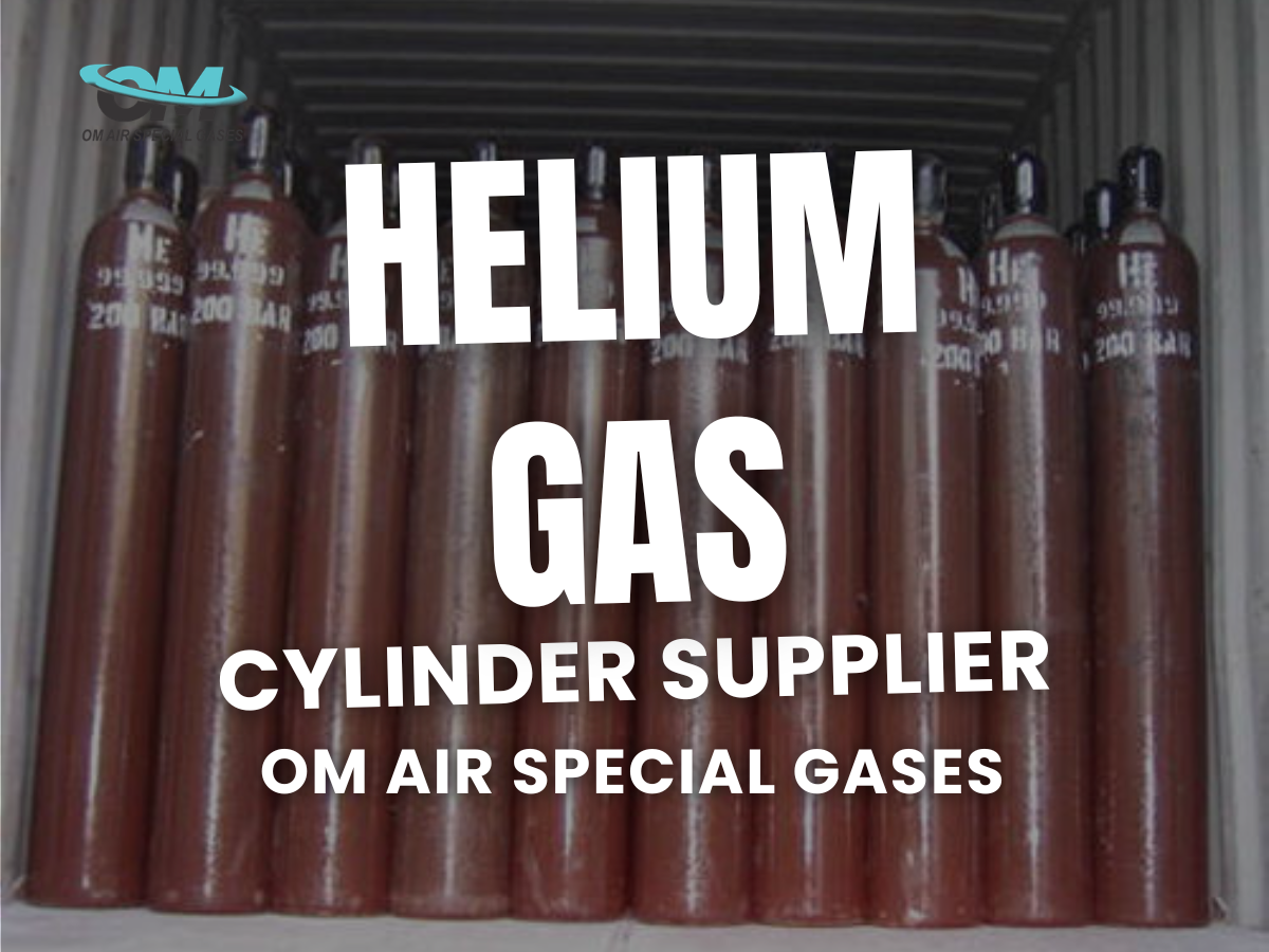 Helium Gas Cylinder Supplier in Delhi NCR - Om Air Special Gases